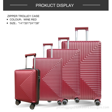 Expandable Luggage sets with Explosion-proof double zipper